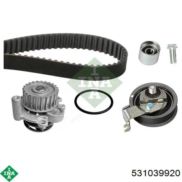 Ролик натяжителя ремня газораспределения INA 531039920 цена, от 38.85 USD