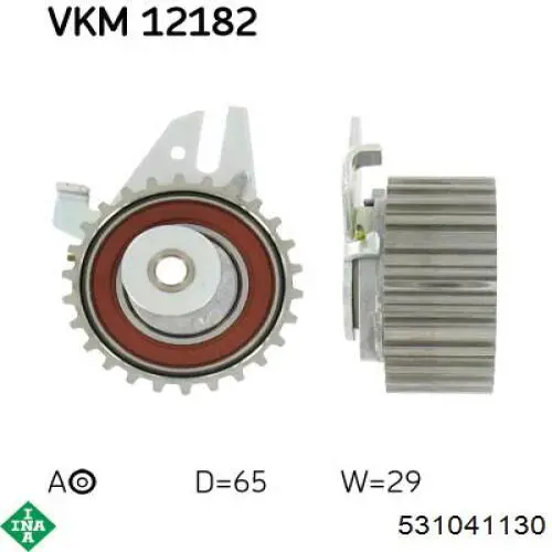 Ролик натяжителя INA 531041130
