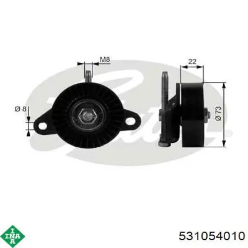 531054010 INA натяжитель приводного ремня