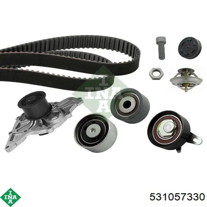 Ролик натяжителя ремня ТНВД INA 531057330 цена, от 56.02 USD