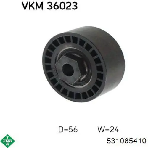 Натяжной ролик INA 531085410 цена, от 12.08 USD
