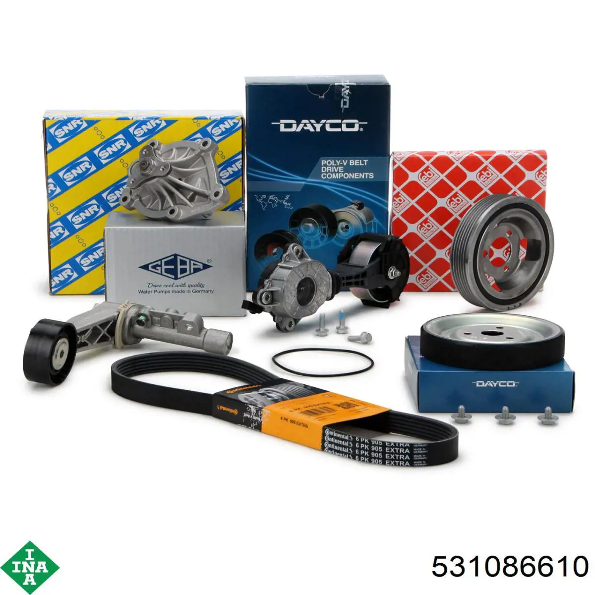 Натяжной ролик 531086610 INA