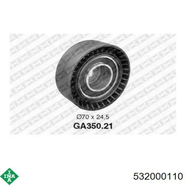 Паразитный ролик приводного ремня INA 532000110 цена, от 14.08 USD