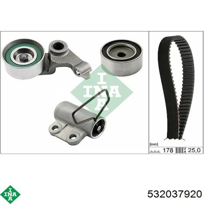Обводной ролик ремня ГРМ INA 532037920 цена, от 32.02 USD