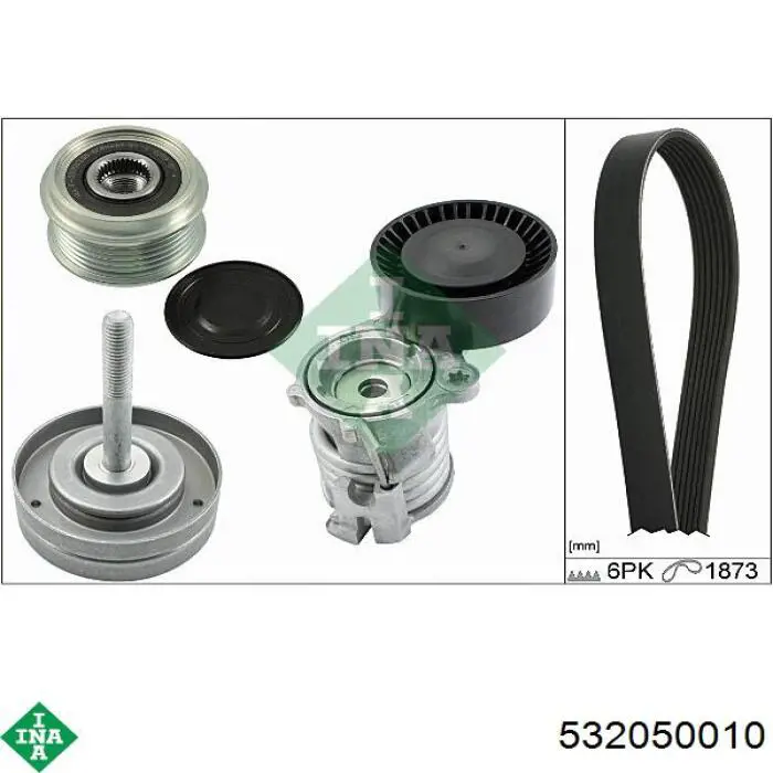 Паразитный ролик приводного ремня INA 532050010 цена, от 22.76 USD