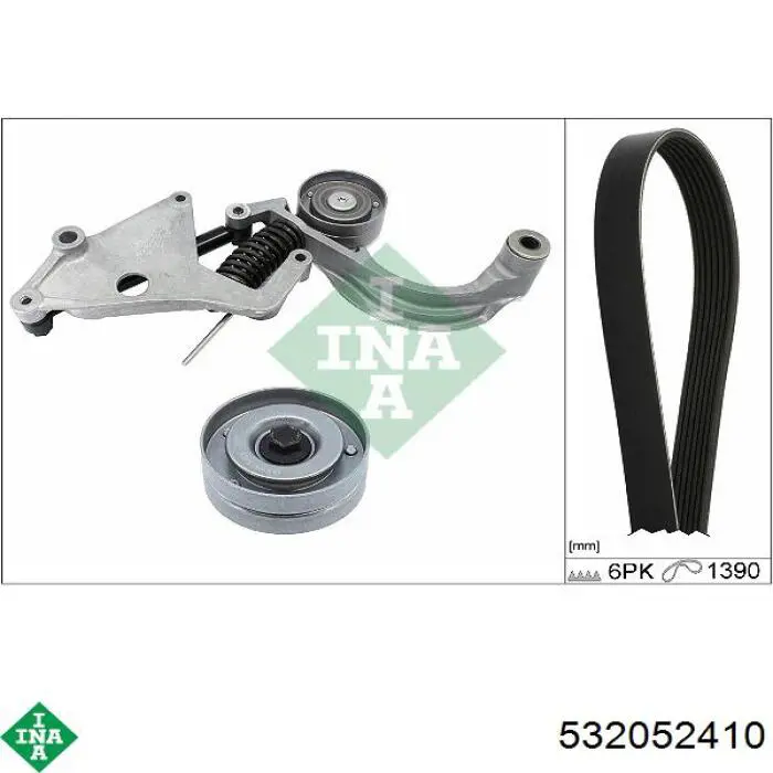 Паразитный ролик приводного ремня INA 532052410 цена, от 20.80 USD