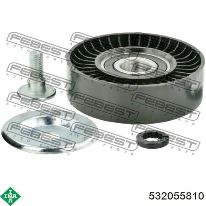 Паразитный ролик приводного ремня INA 532055810 цена, от 37.60 USD