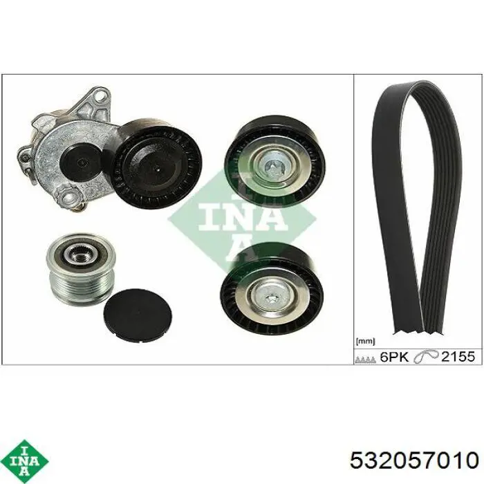 Ролик паразитный INA 532057010