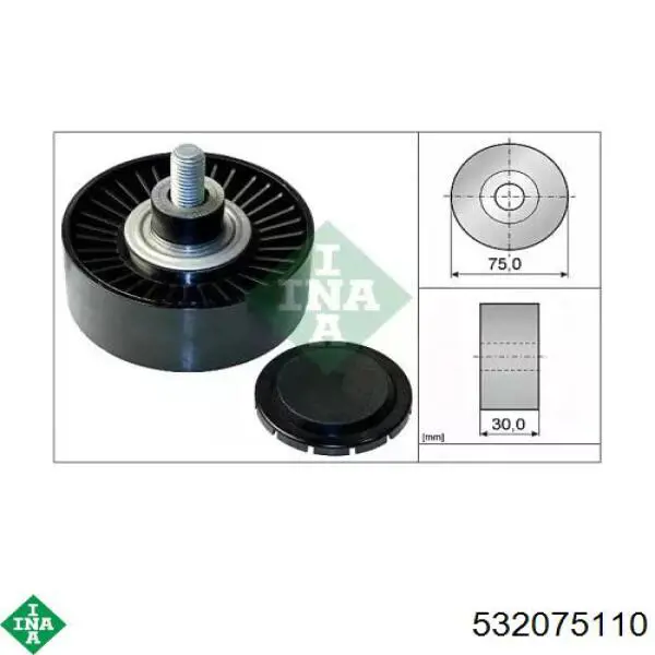 Купить T0542 Hutchinson Паразитный ролик