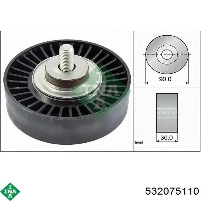 Паразитный ролик T0542 Hutchinson