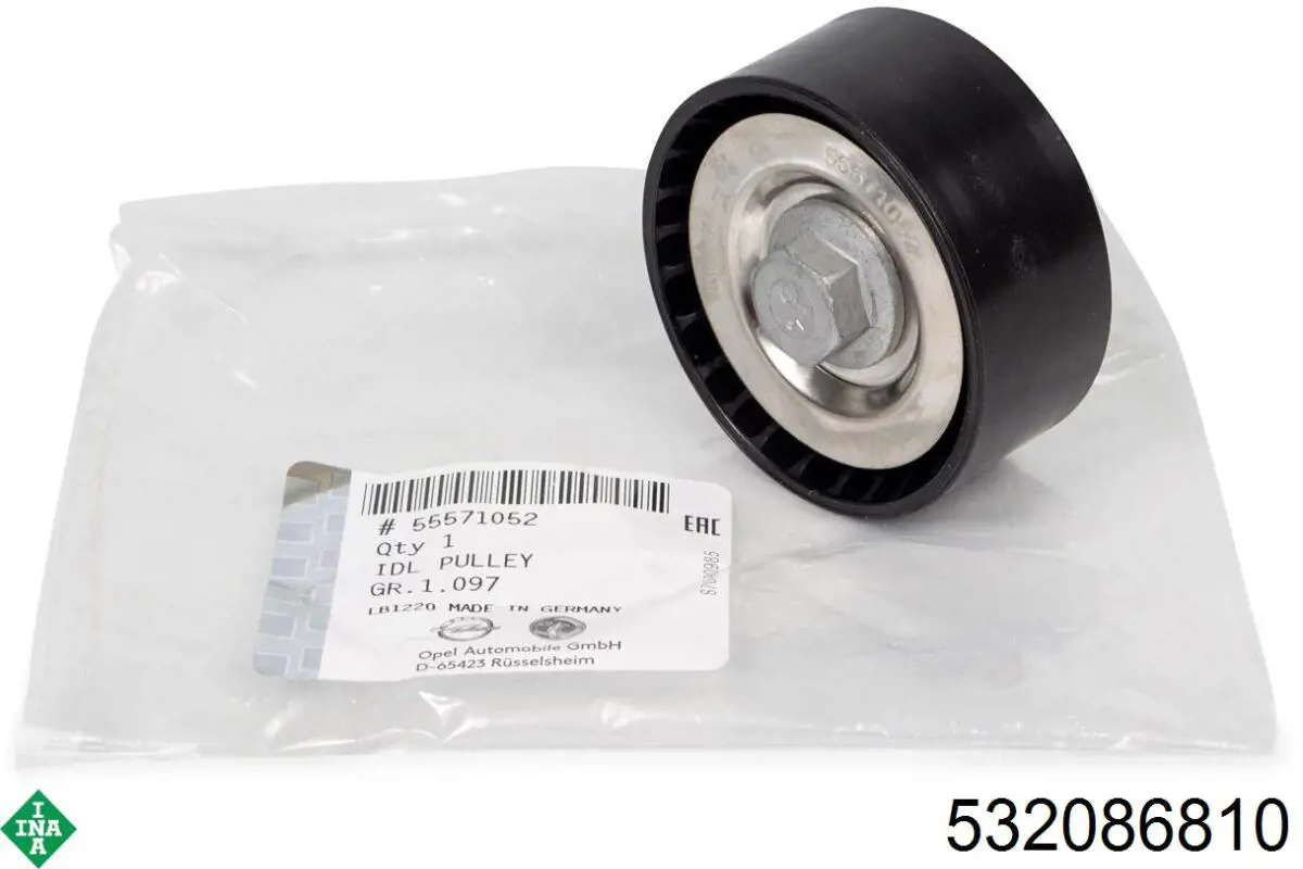 Паразитный ролик приводного ремня INA 532086810 цена, от 14.83 USD