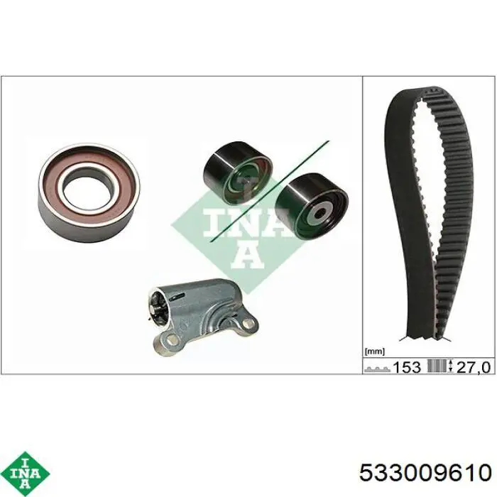 Натяжной ролик ремня ГРМ INA 533009610 цена, от 36.44 USD