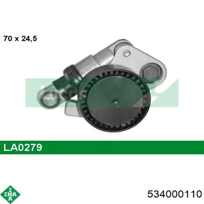 Tensor de correa, correa poli V 534000110 INA