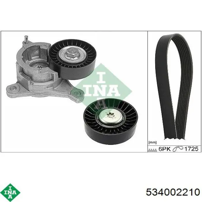 Роликовий модуль натяжителя ремня INA 534002210 цена, от 43.37 USD