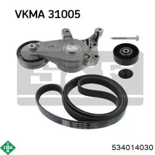 Натяжная планка поликлинового ремня INA 534014030