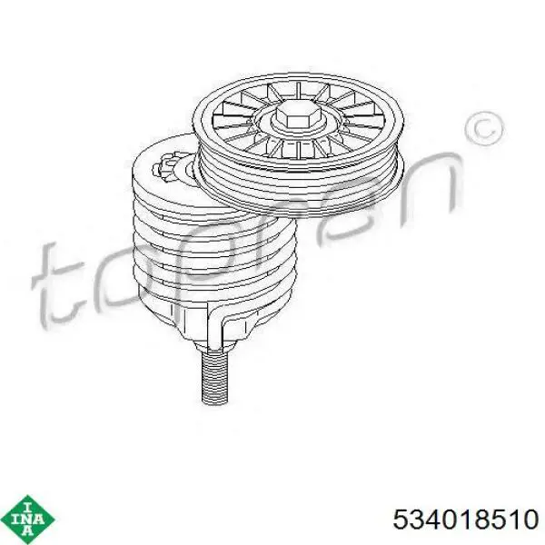 Роликовий модуль натяжителя ремня INA 534018510 цена, от 64.85 USD