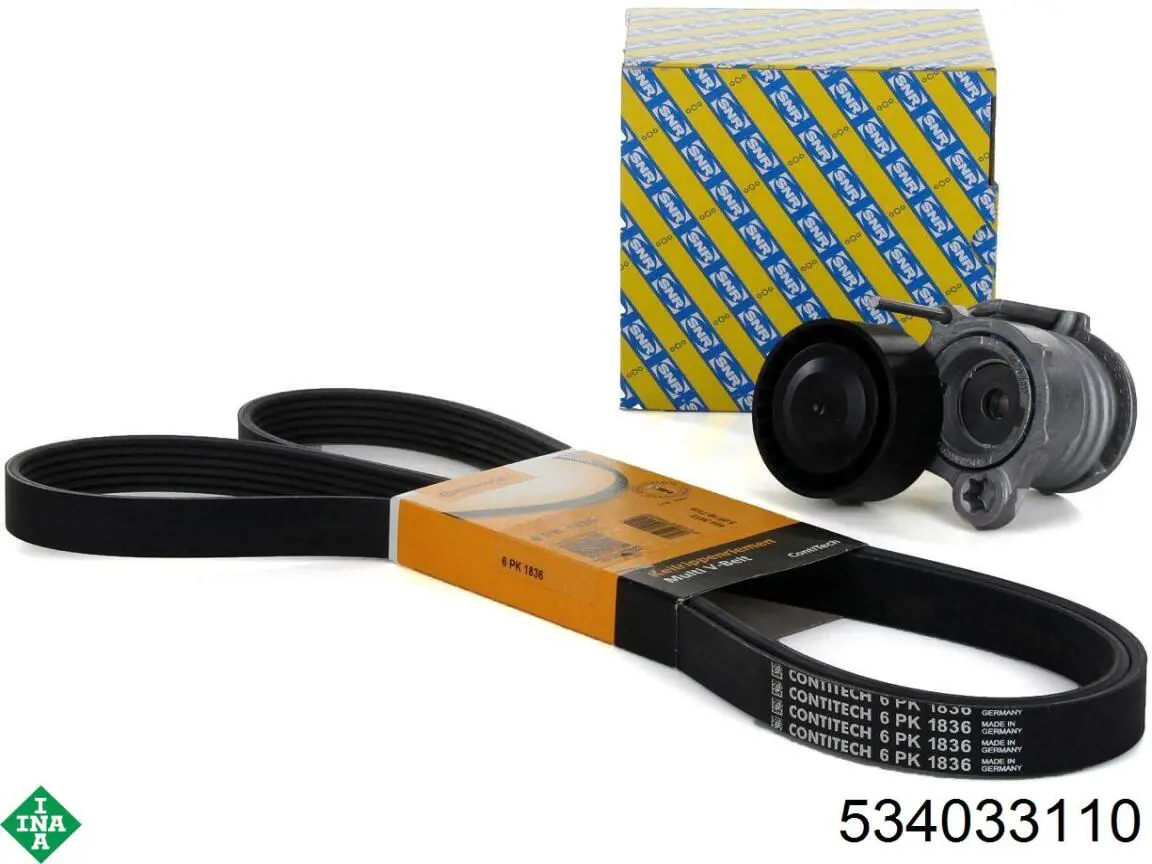 Роликовий модуль натяжителя ремня INA 534033110 цена, от 40.46 USD
