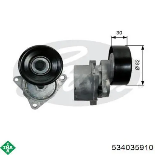 Роликовий модуль натяжителя ремня INA 534035910 цена, от 22.82 USD