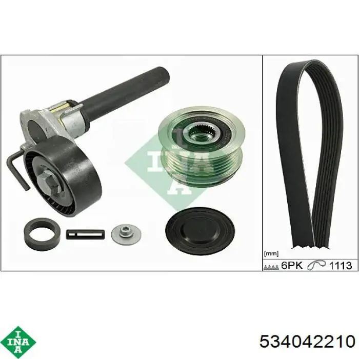 Натяжной ролик INA 534042210 цена, от 56.63 USD