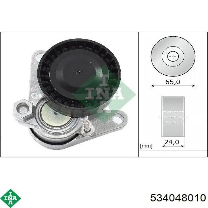 Роликовий модуль натяжителя ремня INA 534048010 цена, от 33.91 USD