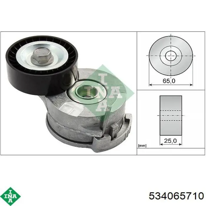 Натяжной ролик INA 534065710 цена, от 37.68 USD