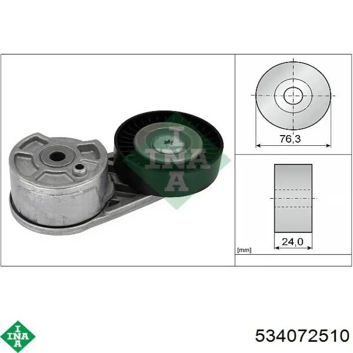 534072510 INA reguladora de tensão da correia de transmissão