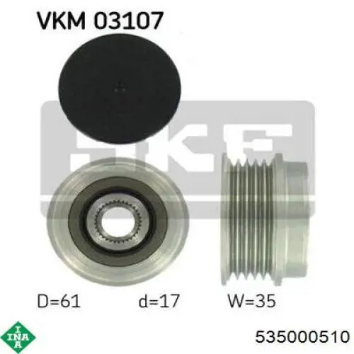 Инерционный шкив INA 535000510 цена, от 20.55 USD