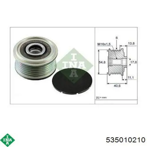 Инерционный шкив INA 535010210 цена, от 30.44 USD