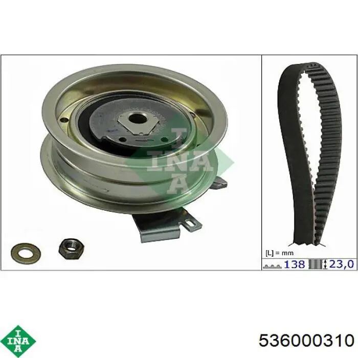 Зубчатый ремень INA 536000310 цена, от 15.47 USD