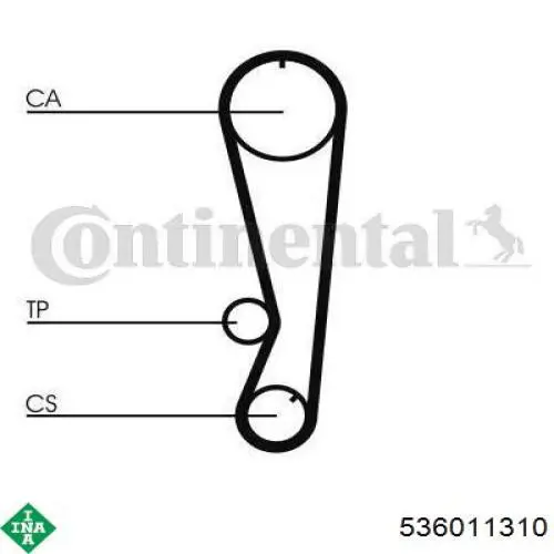 Зубчатый ремень INA 536011310 цена, от 11.02 USD