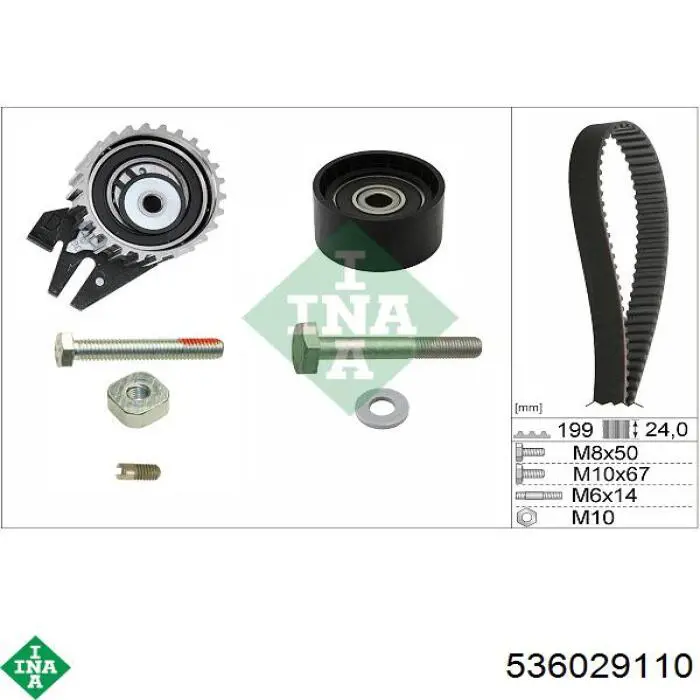 Зубчатый ремень INA 536029110 цена, от 31.29 USD