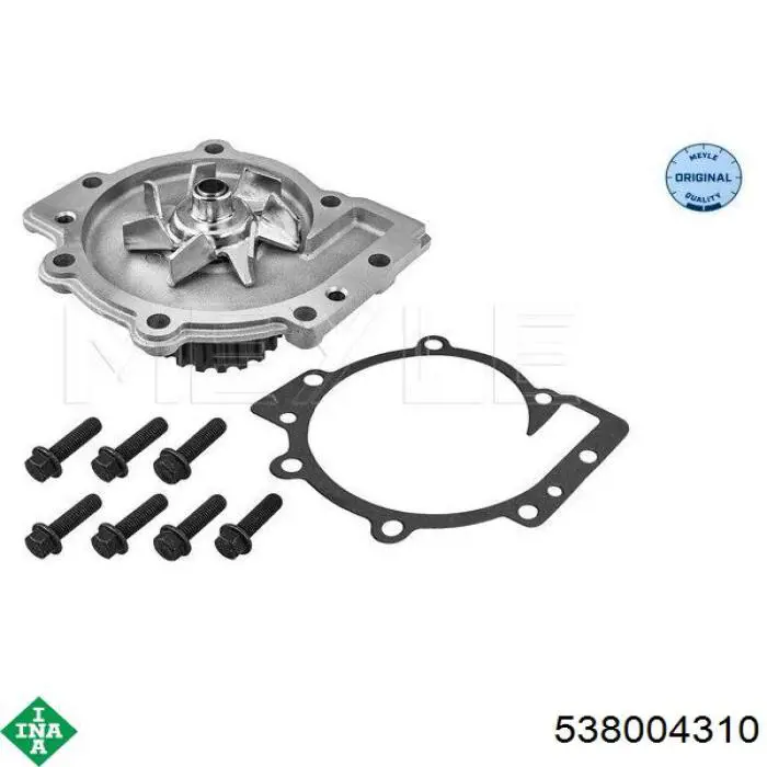 Помпа охлаждения INA 538004310 цена, от 41.30 USD