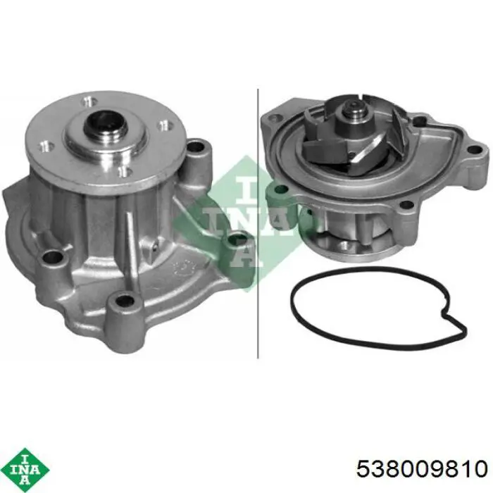538009810 INA bomba de água (bomba de esfriamento)