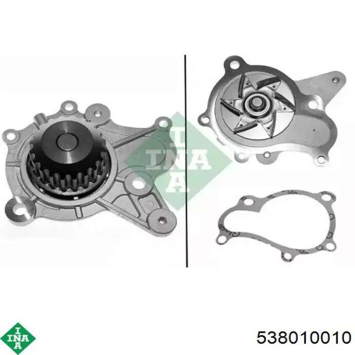 538 0100 10 INA bomba de água (bomba de esfriamento)