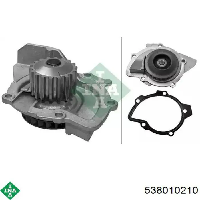 538 0102 10 INA bomba de água (bomba de esfriamento)