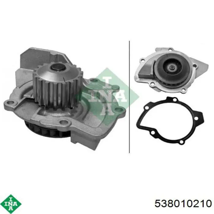 Помпа охлаждения INA 538010210 цена, от 54.37 USD