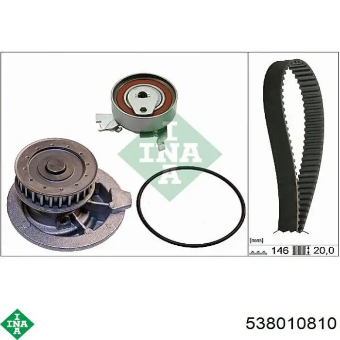 Помпа охлаждения INA 538010810 цена, от 31.68 USD