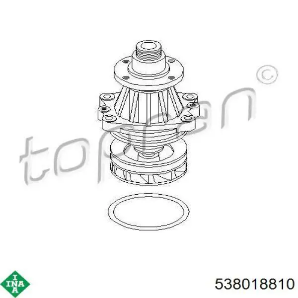 Помпа охлаждения INA 538018810 цена, от 42.99 USD