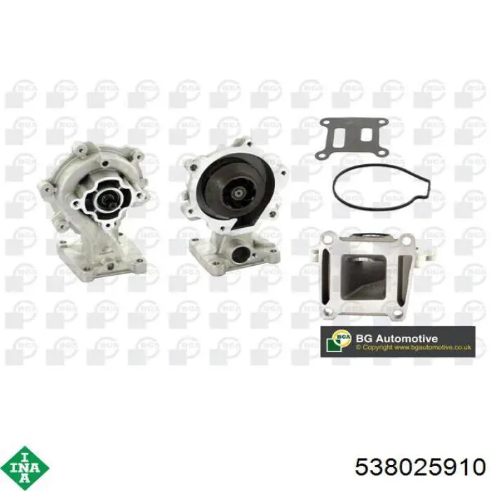 Помпа охлаждения INA 538025910 цена, от 61.77 USD