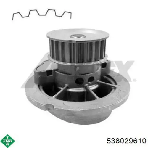 Помпа охлаждения INA 538029610 цена, от 35.83 USD