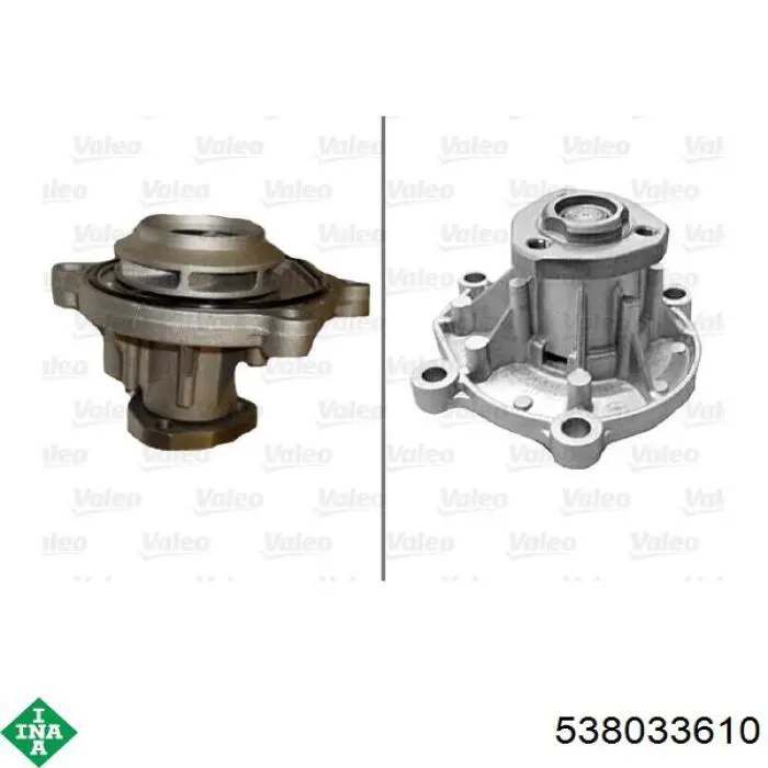 Помпа охлаждения INA 538033610 цена, от 35.24 USD