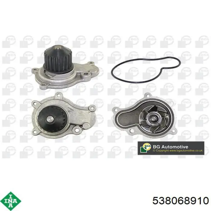 Помпа охлаждения INA 538068910 цена, от 43.56 USD