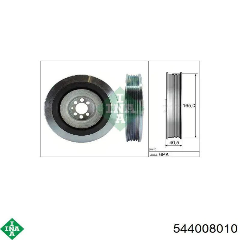 Polia de cambota INA 544008010 preço, a partir de 68,32 USD