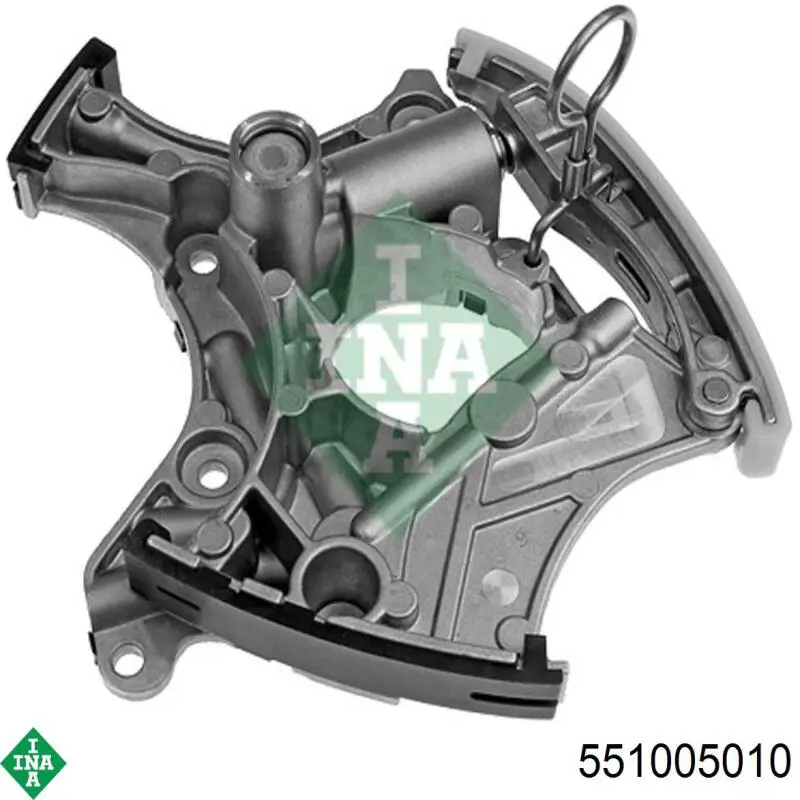 Tensor de cadena de distribución, árbol de levas, derecho 551005010 INA