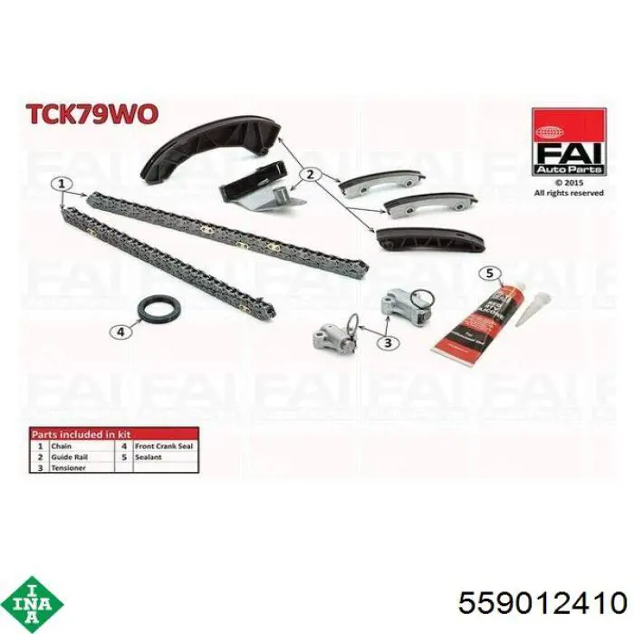 Купить 559012410 INA Набор цепи грм