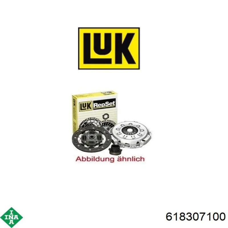 Комплект сцепления (3 части) INA 618307100 цена, от 112.32 USD