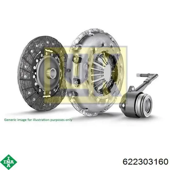 Комплект сцепления (3 части) INA 622303160 цена, от 129.03 USD