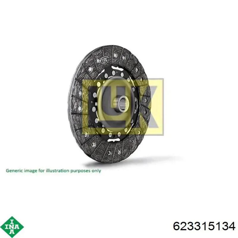 Купить 623315134 INA Комплект сцепления (диск, корзина, подшипник)