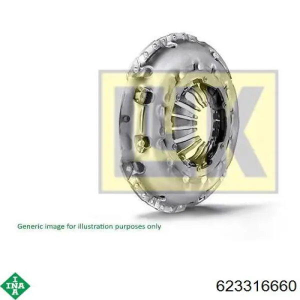 Купить 623316660 INA Комплект сцепления (диск, корзина, подшипник)