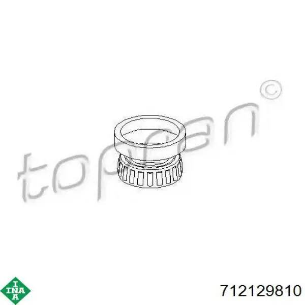 Подшипник ступицы задней внутренний INA 712129810 цена, от 8.92 USD